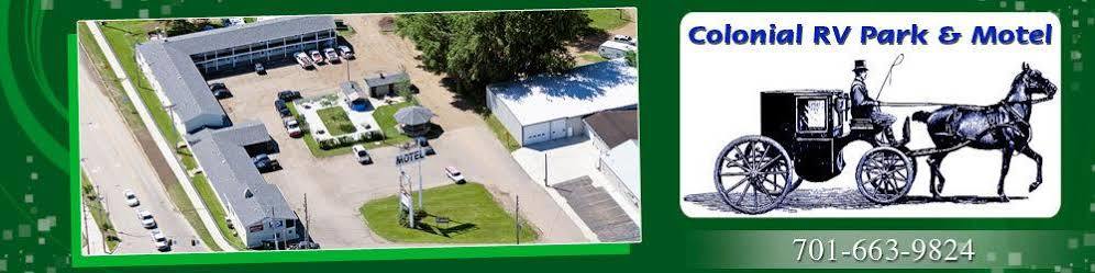 Colonial Motel And Rv Park Mandan Eksteriør bilde